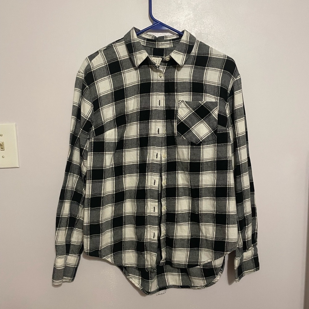 Black and white shirt